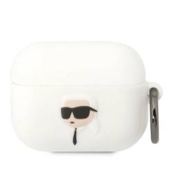 Karl Lagerfeld etui do Airpods Pro KLAPRUNIKH białe 3D Silicone NFT Karl