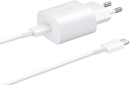 ŁAD EP-TA800EWE + kabel EP-DG977BWE Samsung 3A type-c/type-c 1m biały bulk