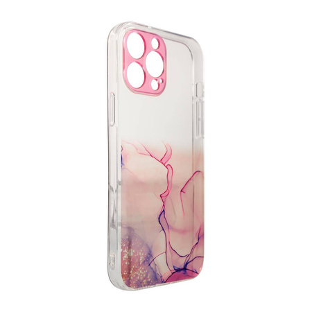 Marble Case Cover für Samsung Galaxy A12 5G Gel Cover Marble Pink