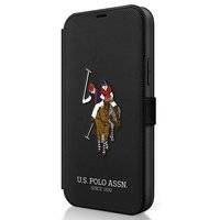 US Polo USFLBKP12MPUGFLBK iPhone 12/12 Pro 6,1" czarny/black book Polo Embroidery Collection