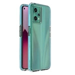 Spring Case etui Realme 9 Pro silikonowy pokrowiec z ramką jasnoniebieskie