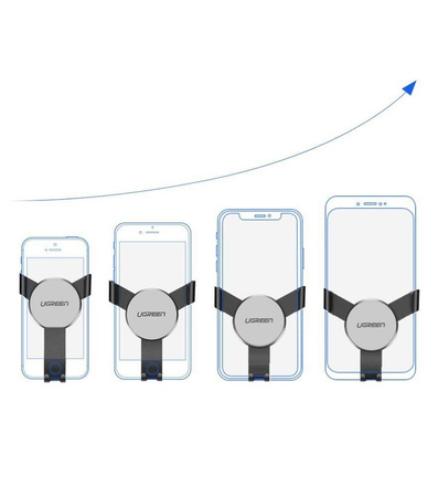 Ugreen samochodowy uchwyt grawitacyjny na nawiew kratkę wentylacyjną czarny (40907)
