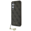 Oryginalne Etui GUESS hardcase 4G Charms Collection GUHCS24FEGF4GBR do Samsung Galaxy S24 FE brązowy