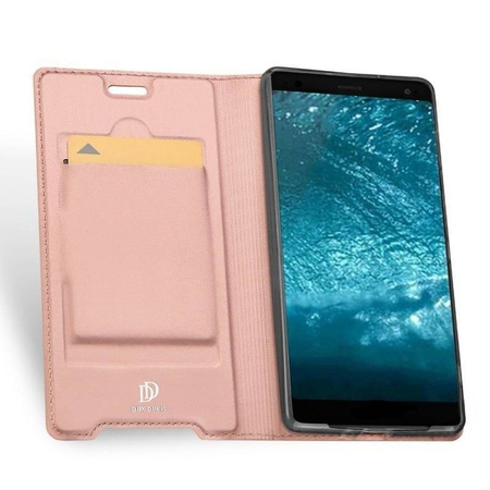 Etui XIAOMI REDMI K30 / XIAOMI POCO POCO X2 z klapką Dux Ducis skórzane Skin Leather jasny róż