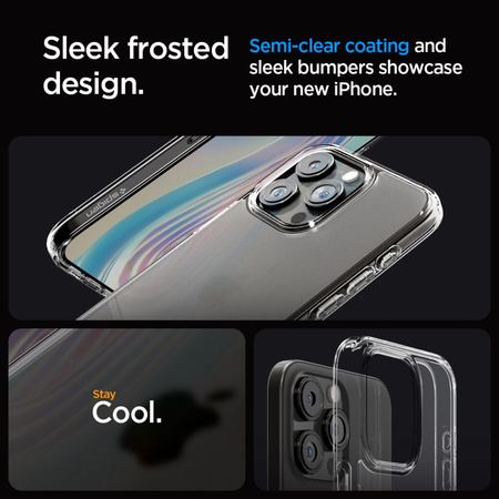 SPIGEN ULTRA HYBRID IPHONE 15 PRO FROST CLEAR