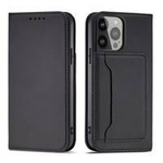 Magnetkartenetui für Samsung Galaxy S23+ Flip Cover Wallet Stand schwarz