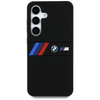 Schutzhülle SAMSUNG GALAXY S25 BMW Silicone Middle Tricolor Stripes MagSafe schwarz