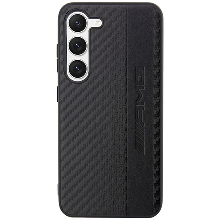 AMG AMHCS23MBLSCA S23+ S916 schwarz/schwarz Hardcase Carbon Stripe&amp;Embossed