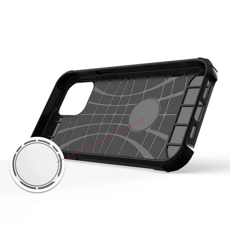 Hybrid Armor case iPhone 14 Plus armored hybrid case black