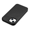 iCarer Case Leather genuine leather case for iPhone 14 Plus schwarz () (MagSafe compatible)