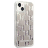 Karl Lagerfeld KLHCP14MLMNMS iPhone 14 Plus 6,7" hardcase srebrny/silver Liquid Glitter Monogram