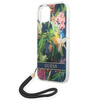 Original Case IPHONE 14 Guess Hardcase Flower Strap (GUOHCP14SHFLSB) blue