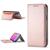 Magnet Card Case Hülle für iPhone 14 Pro Flip Cover Wallet Stand Pink