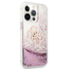 Guess Liquid Glitter 4G Big Logo - Etui iPhone 13 Pro Max (różowy)