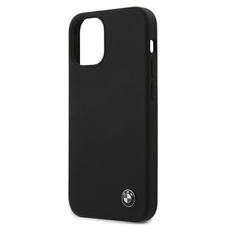 Etui BMW BMHCP12SSILBK iPhone 12 mini 5,4" czarny/black hardcase Silicone Signature