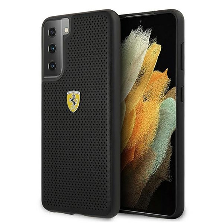 Ferrari FESPEHCS21MBK S21+ G996 czarny/black hardcase On Track Perforated