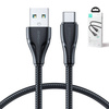 Joyroom USB - USB C 3A Kabel Surpass Series für schnelles Aufladen und Datenübertragung 1,2 m schwarz (S-UC027A11)