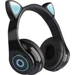 Wireless Bluetooth Headphones with Cat Ears Foldable Z-B39 black