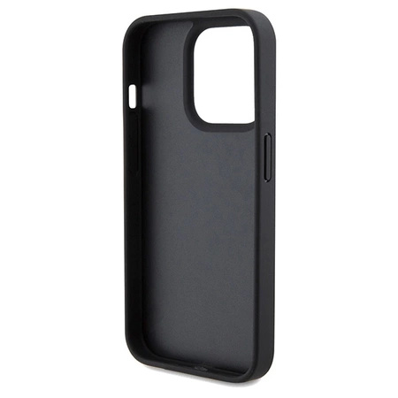 US Polo Assn. Case Yoke Pattern for iPhone 15 Pro Max - black