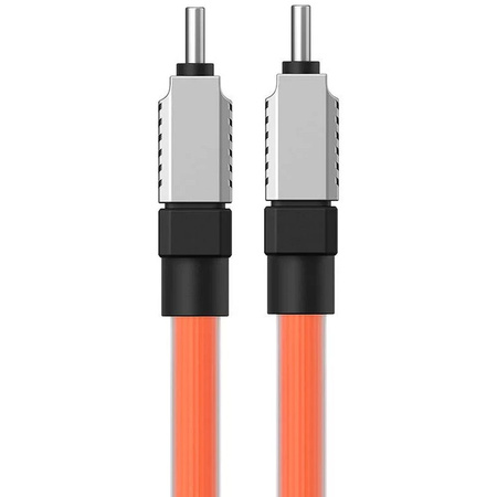 Baseus kabel CoolPlay USB-C - USB-C 2m 100W pomarańczowy