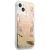 Guess GUHCP13SLFLSD iPhone 13 mini 5.4 &quot;Gold / Gold Hardcase Paisley Liquid Glitter