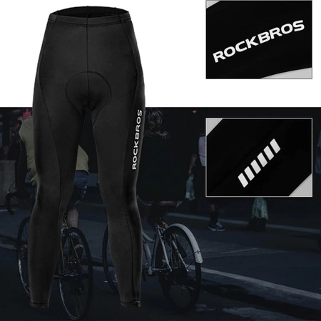 Rockbros RK20042XL Radhose, atmungsaktiv, mit XXL-Einsatz – Schwarz