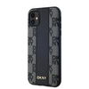 DKNY DKHMN61PCPVSLK iPhone 11 / Xr 6.1" czarny/black hardcase Leather Checkered Mono Pattern MagSafe