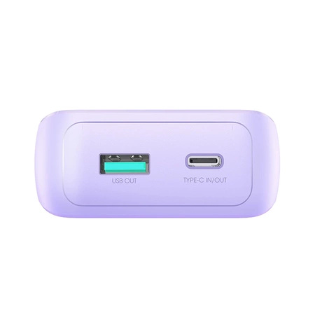 Joyroom powerbank 30W 10000mAh with built-in Lightning and USB-C cables purple (JR-PBC06)