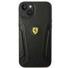 Ferrari nakładka do iPhone 14 Plus 6,7" FEHCP14MRBUK czarna HC Leather Stamp Sides