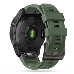 Pasek do GARMIN FENIX 3 / 5X / 3HR / 5X PLUS / 6X / 6X PRO / 7X Tech-Protect IconBand ciemnozielony