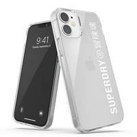 SuperDry Snap iPhone 12 mini Clear Case white / white 42593