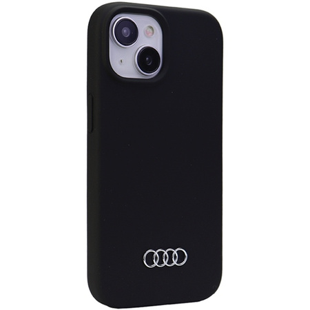 Audi Silicone Case for iPhone 15 Plus - black