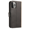 Wallet Case with Stand for iPhone 15 Pro Magnet Case - Black