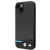 Case BMW BMHCP14S22NBCK iPhone 14 6.1 &quot;black / black Leather Carbon