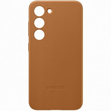 Samsung Leather Cover case for Samsung Galaxy S23+ genuine camel leather case (EF-VS916LAEGWW)