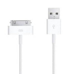 Kabel USB iPhone Lightning 30 pin 4G / 4S 1m biały