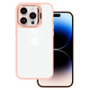 Tel Protect Kickstand case + szkło na aparat (lens) do Iphone 11 Pro jasnoróżowy