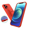 Rope case gel TPU airbag case cover with lanyard for iPhone XR blue