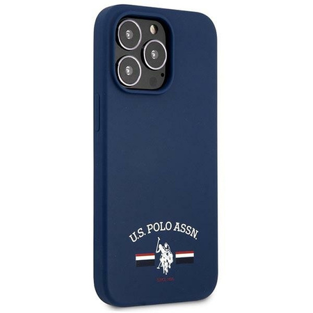 US Polo USHCP13XSFGV iPhone 13 Pro Max 6,7" granatowy/navy Silicone Collection