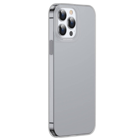 Baseus Simple Series Case przezroczyste żelowe etui iPhone 13 Pro czarny (ARAJ000401)