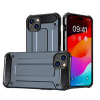 Pancerne etui do iPhone 15 Hybrid Armor - niebieskie