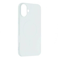 Liquid Silicone Case MagSafe für iPhone 16 – weiß