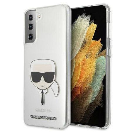 Karl Lagerfeld Head - Etui Samsung Galaxy S21+ (przezroczysty)