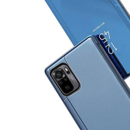 Clear View Case futerał etui z klapką Poco M4 Pro 5G niebieski