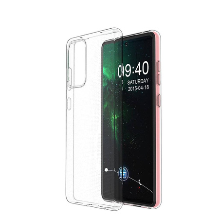 Żelowy pokrowiec etui Ultra Clear 0.5mm Samsung Galaxy A72 przezroczysty