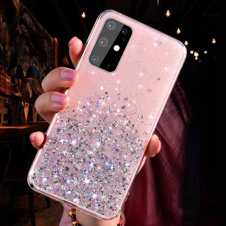 Case IPHONE 13 PRO Sequins Glue Glitter Case pink