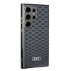 Audi IML Stitching Pattern MagSafe Case S24 Ultra S928 czarny/black hardcase AU-IMLMS24U-Q5/D3-BK