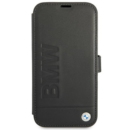 Etui BMW BMFLBKP13SSLLBK iPhone 13 mini 5,4" czarny/black book Signature