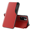 Eco Leather View Case Elegante Klapphülle mit Standfunktion Xiaomi Poco X4 NFC 5G rot