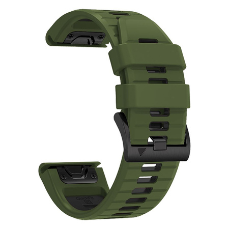 Strap for GARMIN FENIX 3 / 5X / 3HR / 5X PLUS / 6X / 6X PRO / 7X Tech-Protect IconBand green and white